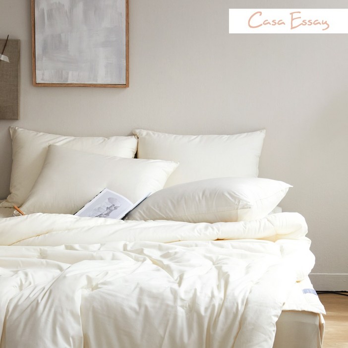 진솔 부드러운 40수 광목 텐셀솜 호텔식 차렵이불 SSQ