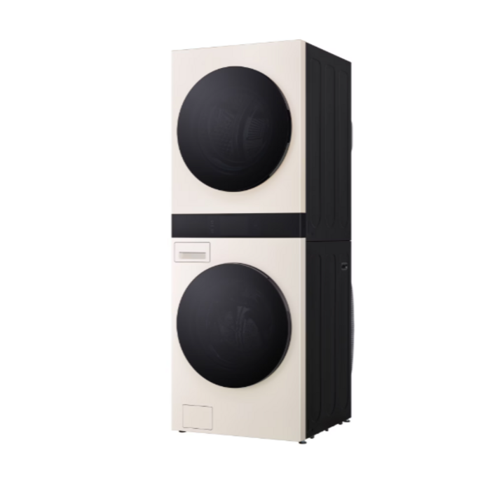 LG전자 트롬 AI 오브제컬렉션 워시타워 25kg+25kg WA2525EEHF 네이처 베이지/ GG