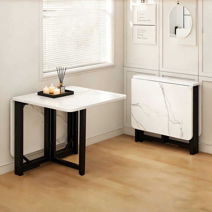 확장형 접이식 다용도 식탁 4~6인용 가정용 테이블