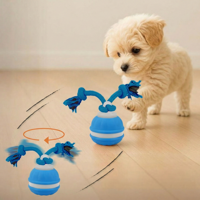 댕냥픽 터그볼 움직이는 장난감 강아지 터그 공