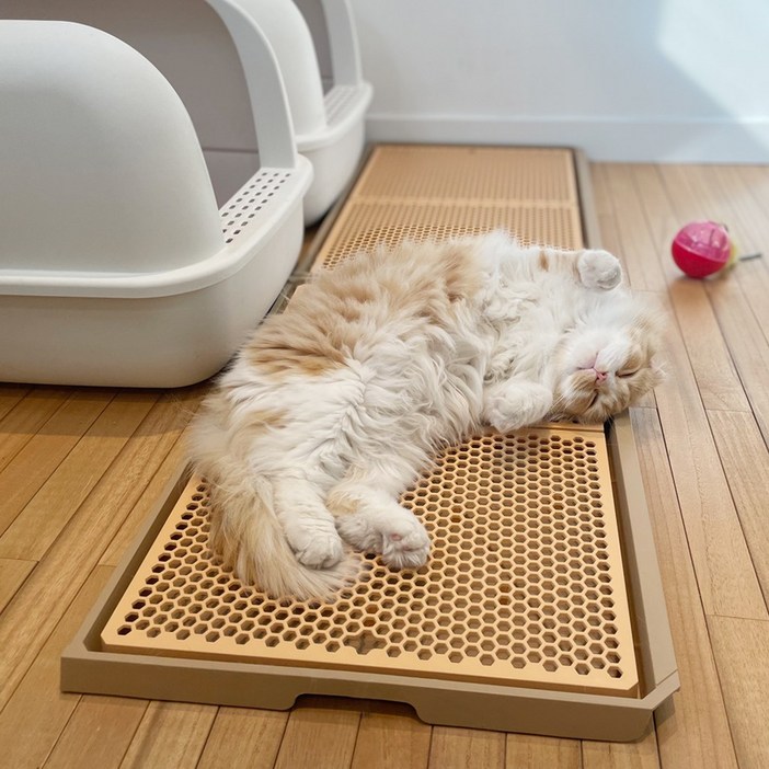 요기펫 고양이 화장실 사막화방지 모래 매트 패드 대형