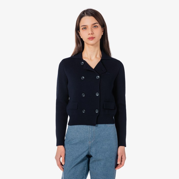 [라코스테 공식] 여성 더블 자켓형 가디건 AF190E-56G HDE