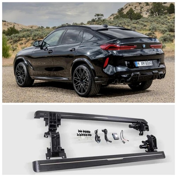 카니발사이드스텝 BMW X6 G06 전기 자동 러닝 보드 사이드 스텝 바 모터 페달