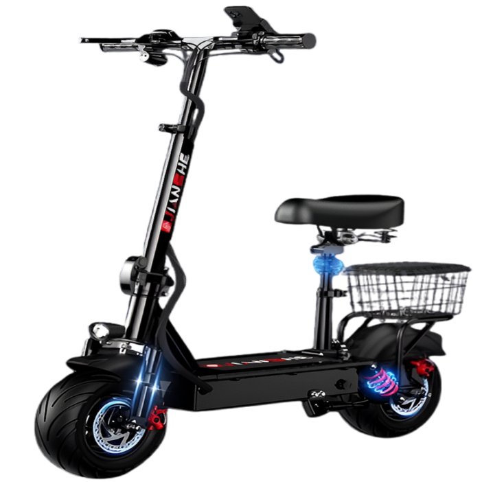 산타고 접이식 좌식 전동 킥보드 10인치 휴대용 전기 퀵보드