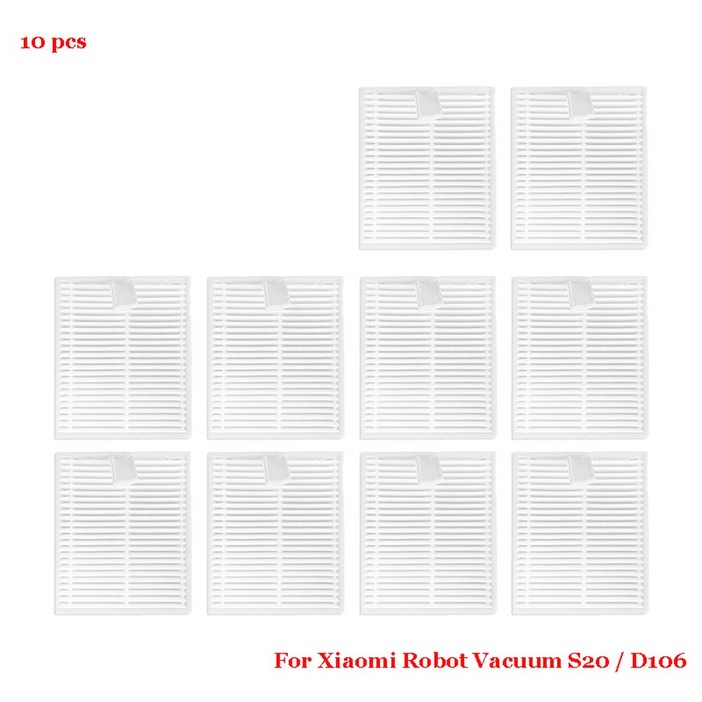 샤오미 호환 청소기 로봇 진공 교체 부품 메인 사이드 브러시 커버 HEPA 필터 걸레 액세서리 S20 D106