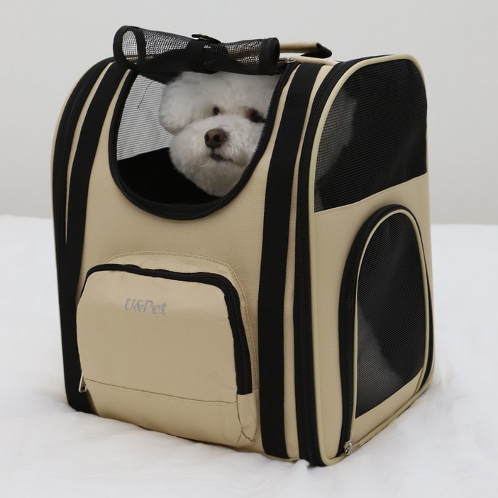 유앤펫 강아지 고양이 퍼펙트원 유앤백 이동가방 캐리어4in1 백팩토드백유모차카시트, 1개