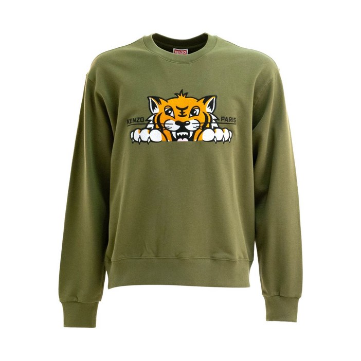 겐조 자수 크루 넥 스웨트셔츠