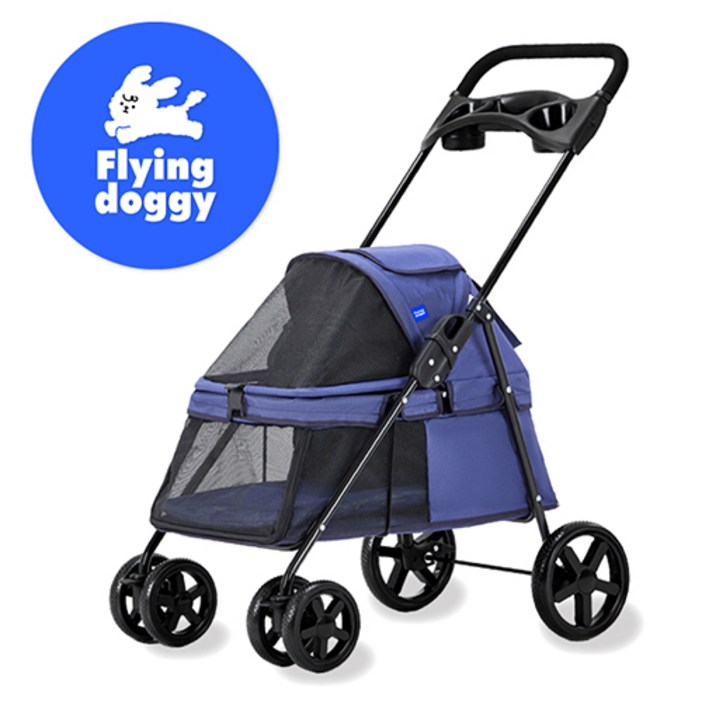 플라잉도기 반려동물 저상형 유모차 일반형