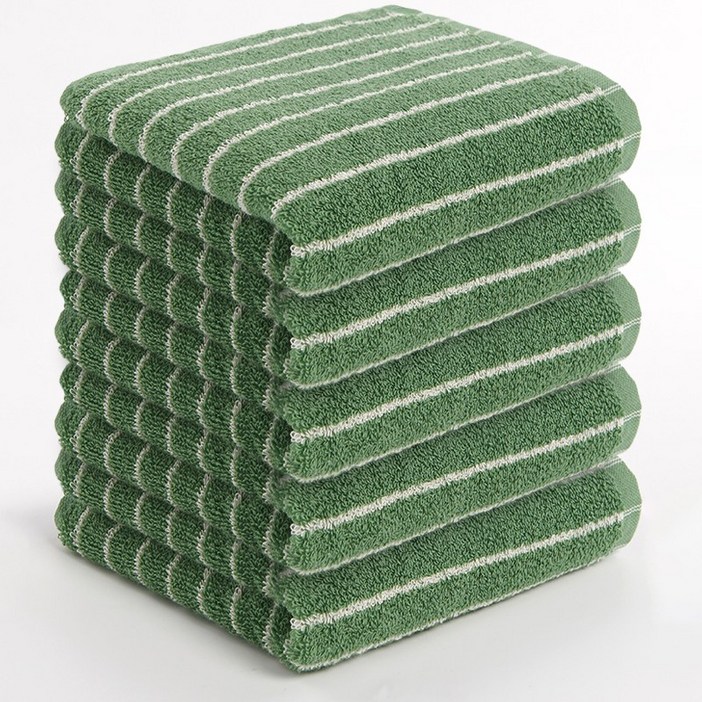 MYNVO 스트라이프 호텔 수건 180g 40수 코마사 선염라인 타올 부드럽고 두툼한 데일리 세면타월