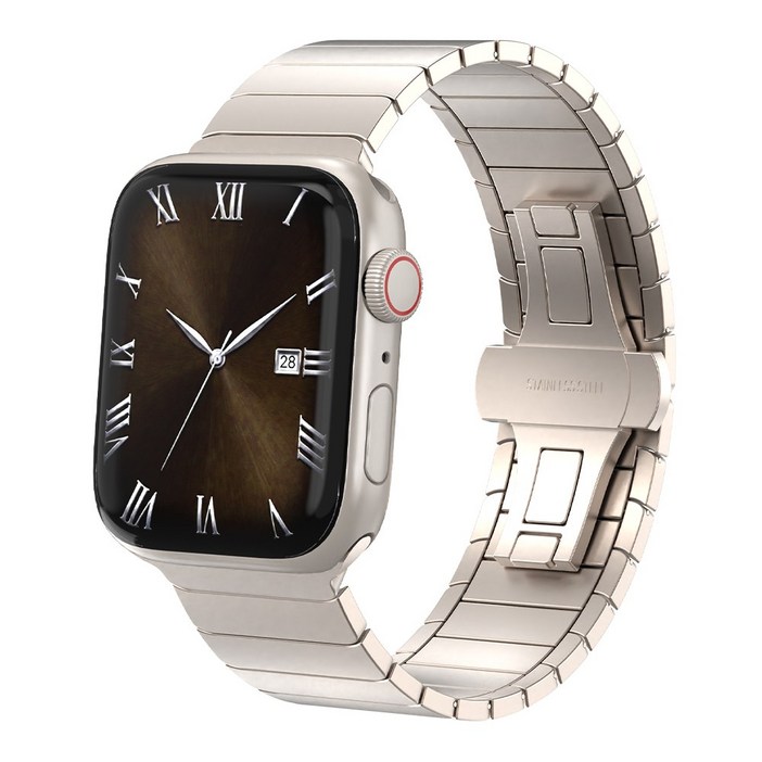 애플워치 호환 링크브레이슬릿 메탈 스트랩 밴드