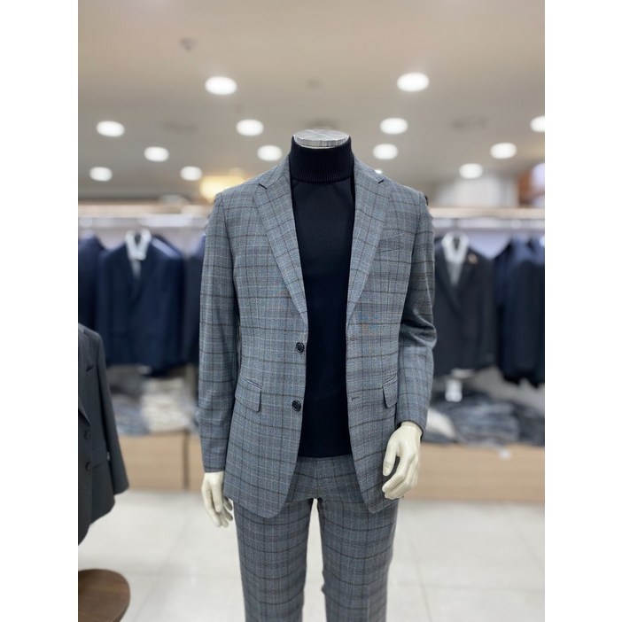 레노마 옴므 21 F/W 그레이 글렌체크 울 스판 정장 /RNKPSJ21A,RNKPSP21A