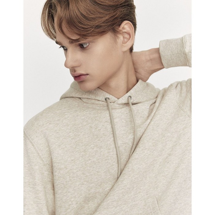 [지오다노]NEW 남자 기모 베이직 후드티01025922(오트밀)