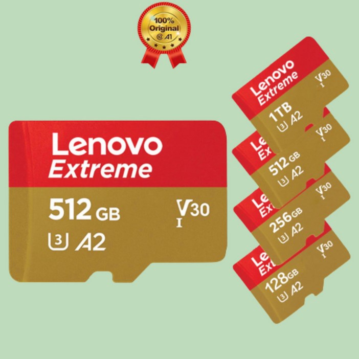 Lenovo SD카드 외장 메모리 1TB 512GB 초고속 Extreme card