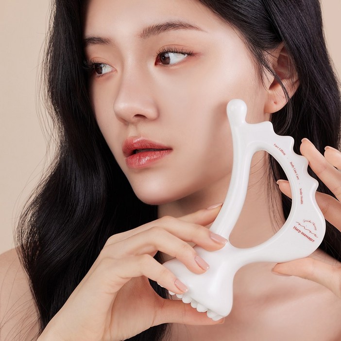 [공식몰]비바 하프 여신괄사 마사지기 승모근 어깨 가슴 세라믹괄사, 1개