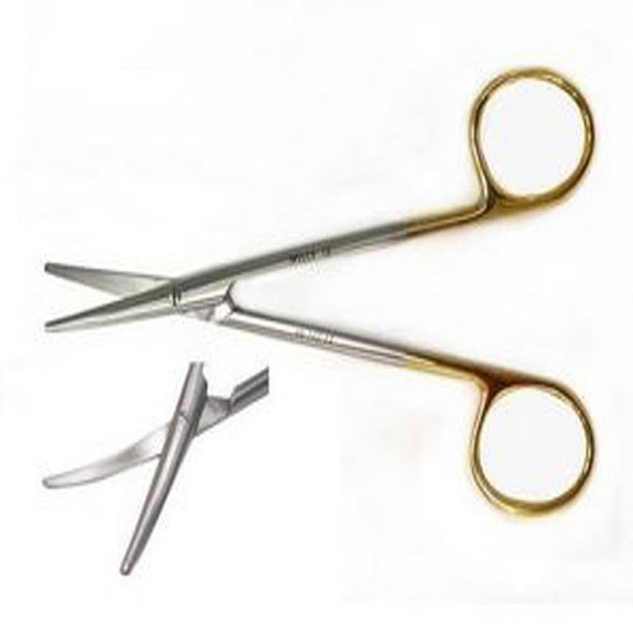 장우 GOLD METZENBAUM SCISSORS CURVED 골드 메젬바움 시저 커브 14.5CM18CM, CURVED 2016214  2016218