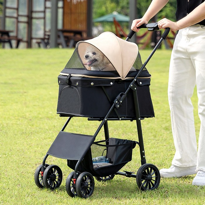 펫초이스 클래식 강아지 유모차, 단일색상, 1개