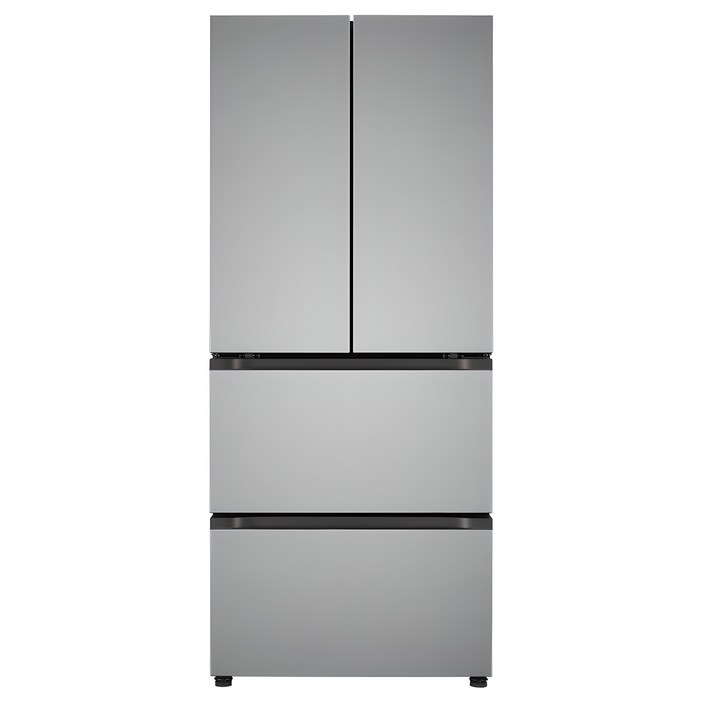 [색상선택형] LG전자 오브제컬렉션 402L 스탠드형 4도어 김치 냉장고 메탈 프라임 실버 방문설치, 프라임실버, Z408MPSF13