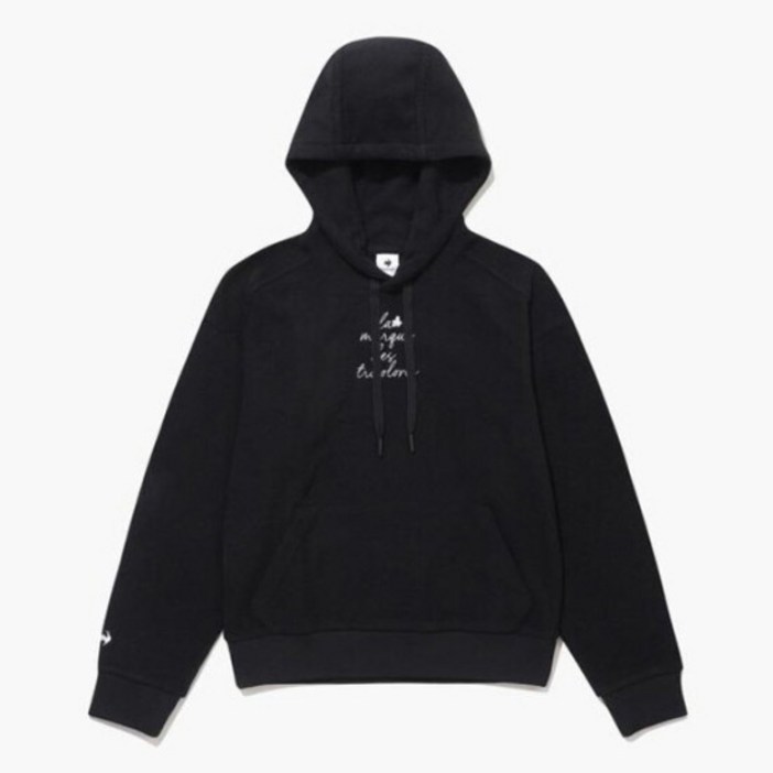 르꼬끄골프티셔츠 KQF GP422LRLO2BLCK 여성 솔리드 후드 플리스 티셔츠  BLCK 2591252