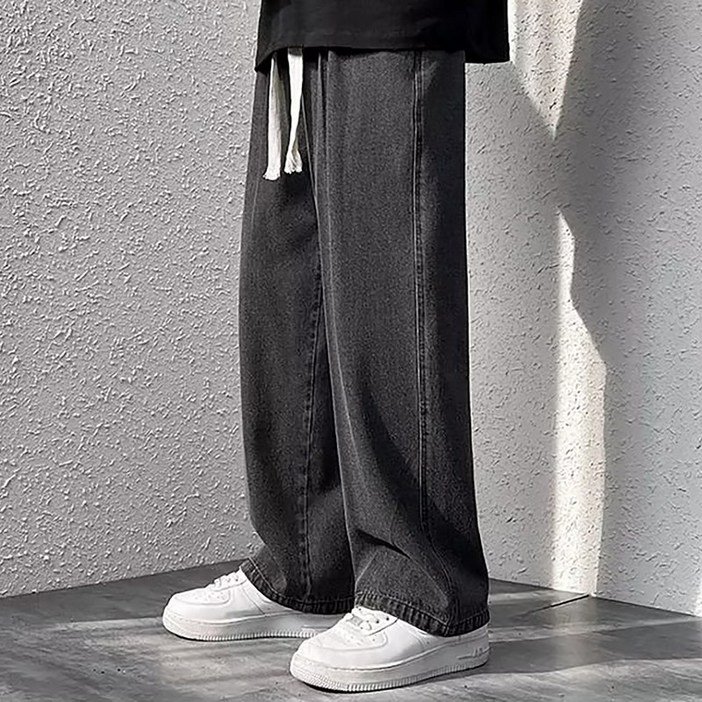 스몰더 남성용 세미 와이드 밴딩 청바지 1325