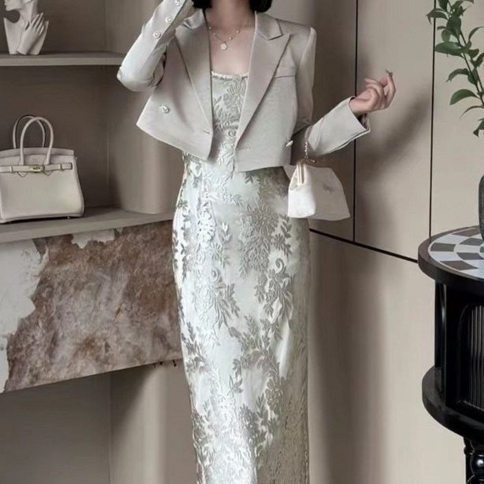 여성투피스 여성세트 정장자켓  나시워니스 여성자켓 여성원피스 ZBW26030234 72