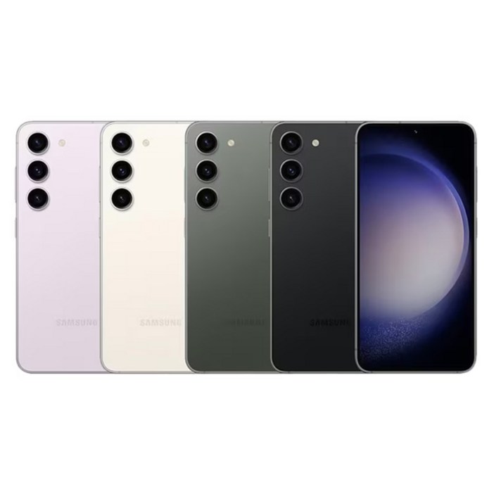삼성전자 Ai 갤럭시 S23 256GB 공기계 S급 구성품 단말기  유심핀  보호케이스  보호필름  12개월 무상보증 Rethink, 라벤더, 256GB