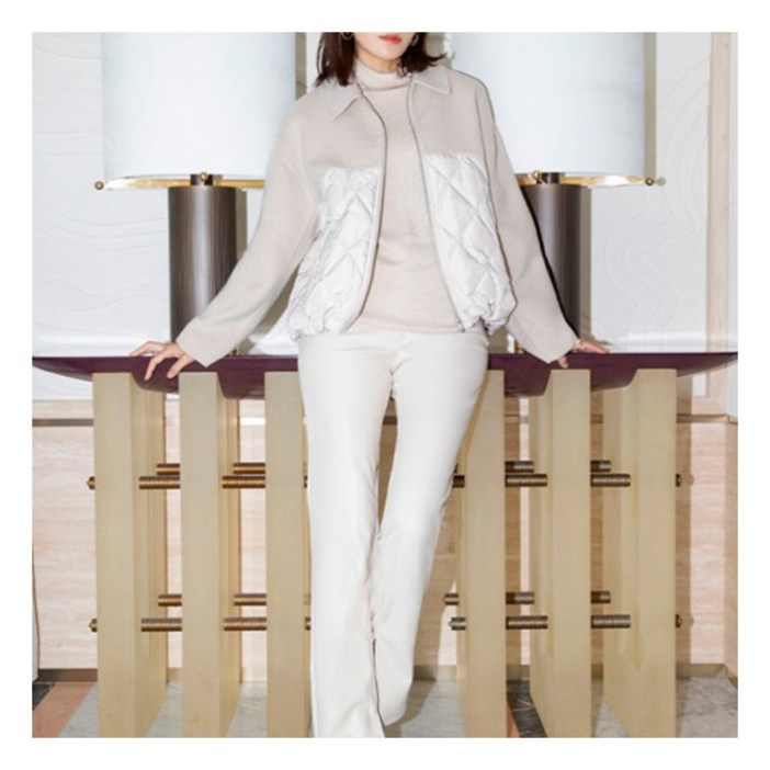 [셀렙샵] [TAG가 299,000원] 핸드메이드 퀼팅 울혼방 코트 WWCA7S01