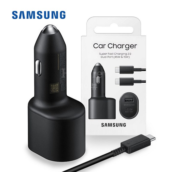 삼성 60W 듀얼 멀티 C타입 차량용 시거잭 고속 초고속 충전기 EPL5300, 블랙, 옵션1. EPL5300 기본케이블만 삼성 60W 듀얼 멀티 C타입 차량용 시거잭 고속 초고속 충전기 EPL5300, 블랙, 옵션1. EPL5300 기본케이블만