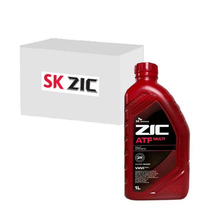SK엔무브 지크 ATF MULTI 멀티 오토미션오일 (4단-8단, 1L x 12개), 12개, 지크 ATF 멀티 1리터
