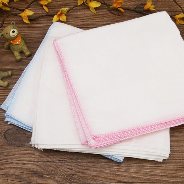 국산 면100 무형광 가제손수건 20장아기가제수건나염무지KC인증