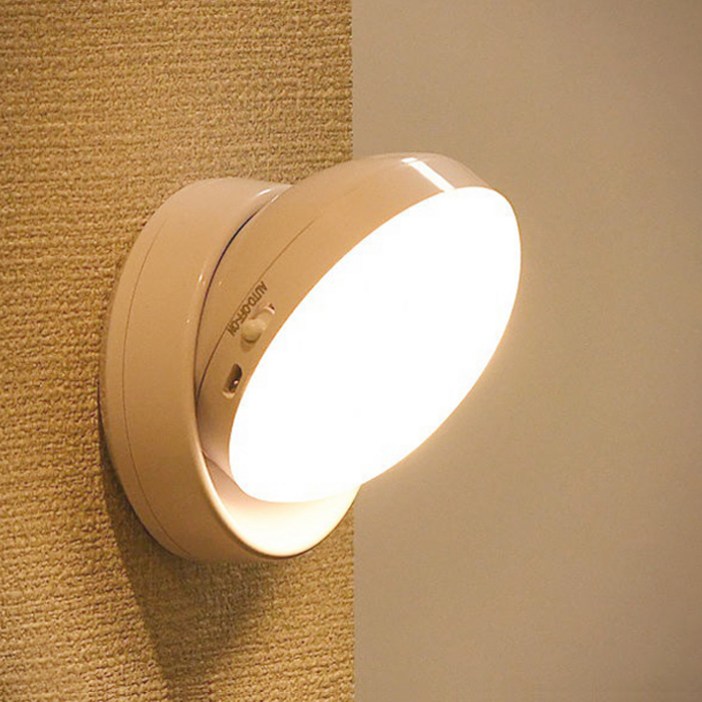 360도 무선 센서등 LED 현관 센서 등 붙이는 자석 조명 모션 동작 감지 스마트 계단 주방 부착 실내 인테리어