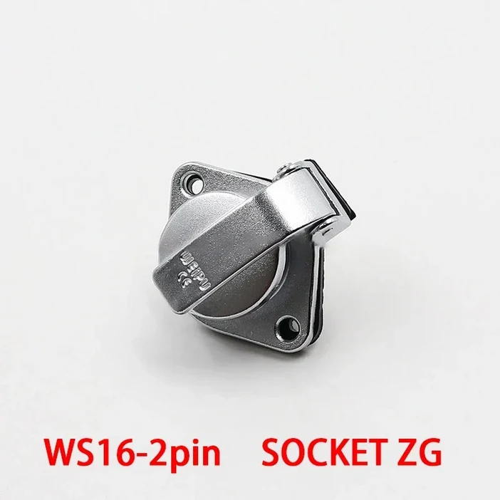 WEIPU 방수 WS16 2 3 4 5 7 9핀 미니 소형 커넥터 고전압 암수 플러그 소켓 산업용 전원 금속 케이블