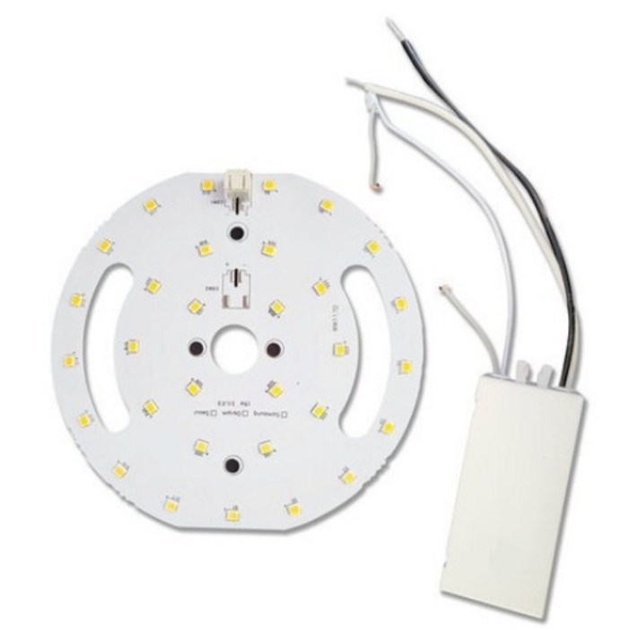 MD 원형 직부 모듈 세트 15W 백색 리폼 교체 LED