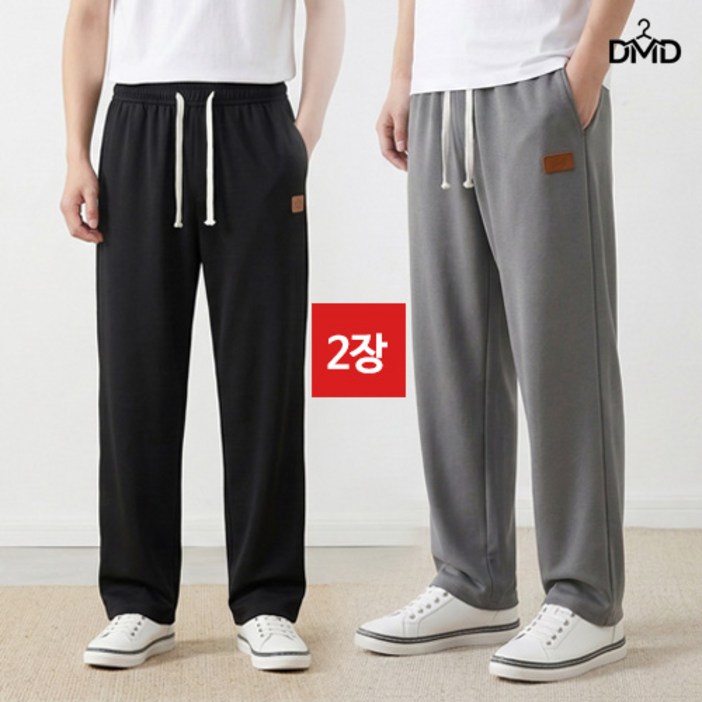 2P 다몬딱 냉감 바지 밴딩 남성 시원한 쿨