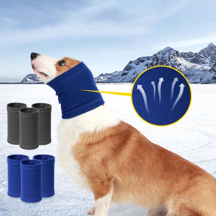 강아지 귀마개 헤어밴드 스카프 이어커버 안정 머리띠 joy067nA