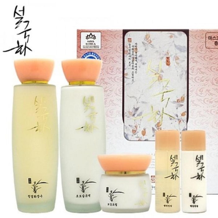 국화추출물 피부결정돈 수분 영양공급 한방 기능성 4종세트 화장품세트 장벽강화