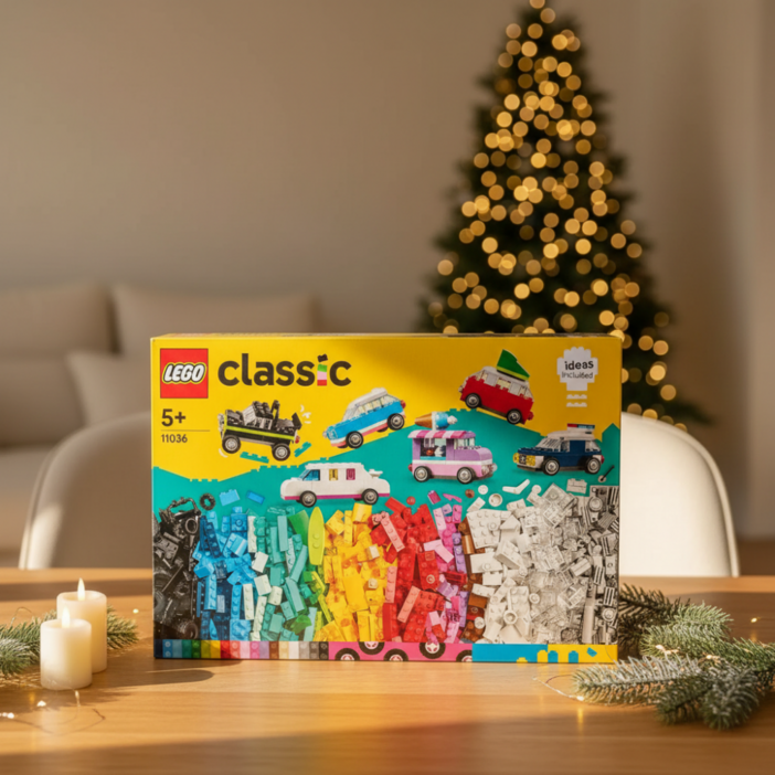 레고 클래식 창의력 자동차 HK11036, 1개, 혼합색상