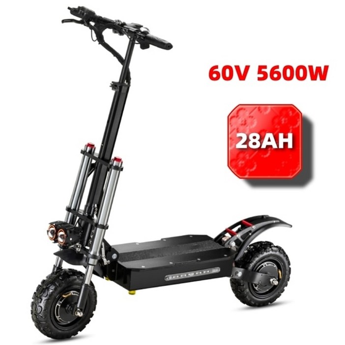 슈퍼소코 타우러스슈퍼살롱 60v5600w 전기 스쿠터 11 인치 지방 타이어 접이식