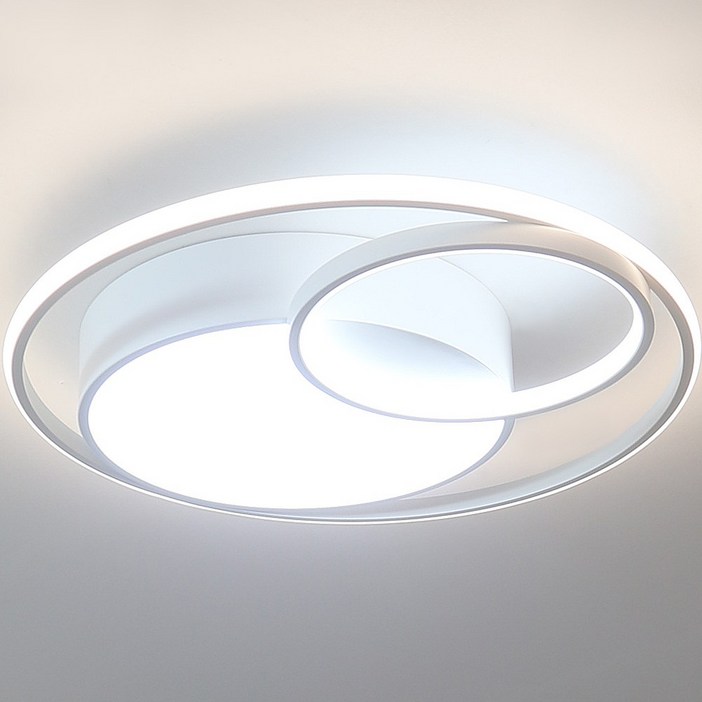 조명1번지 LED 더블링 방등 50W 국산 주광+전구 안방등 LED조명 아이방등, 단일색상 + 색온도(혼합)