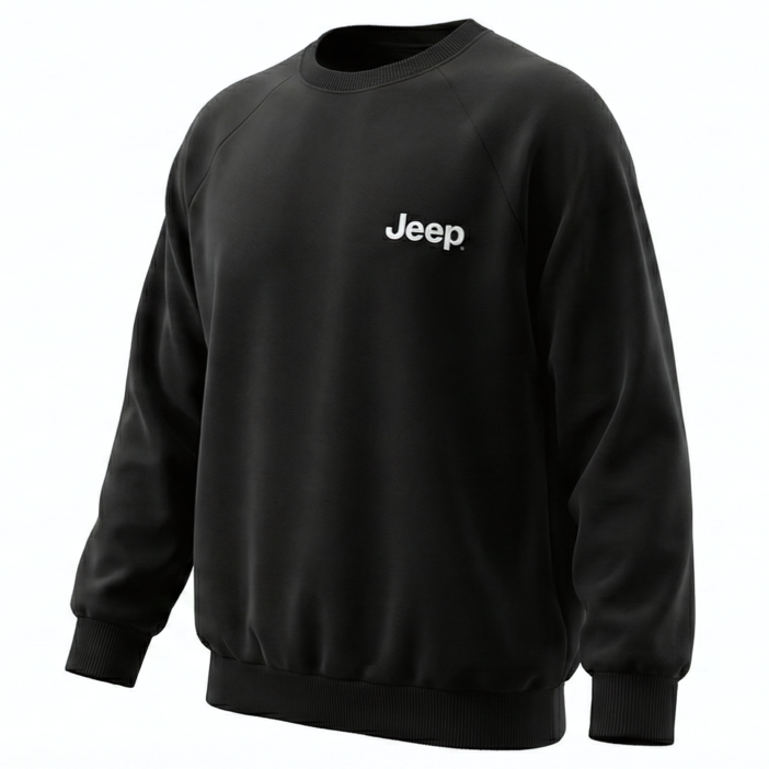 국내매장판 지프 JEEP 긴팔 오버핏 맨투맨 래글런 기모 데일리 티셔츠