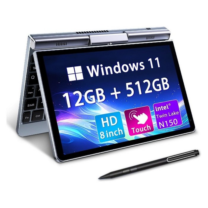 8인치 미니 노트북 2in1 윈11, 12GB
