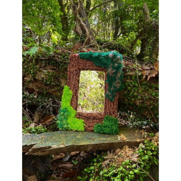 제주곶자왈 터프팅 거울(Jeju Gotjawal Tufting Mirror)