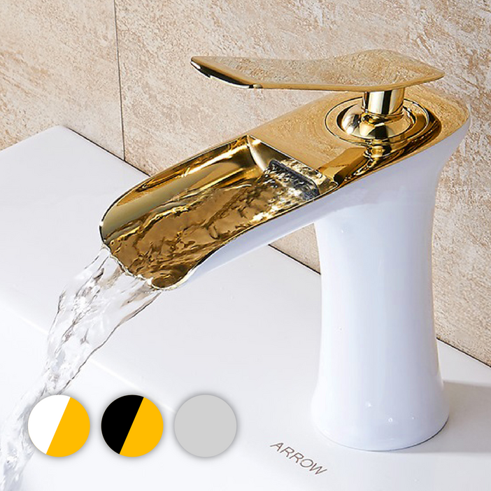 준앤코 BF11 원홀 폭포수 세면대 수전 욕실 탑볼 수도꼭지, 1개