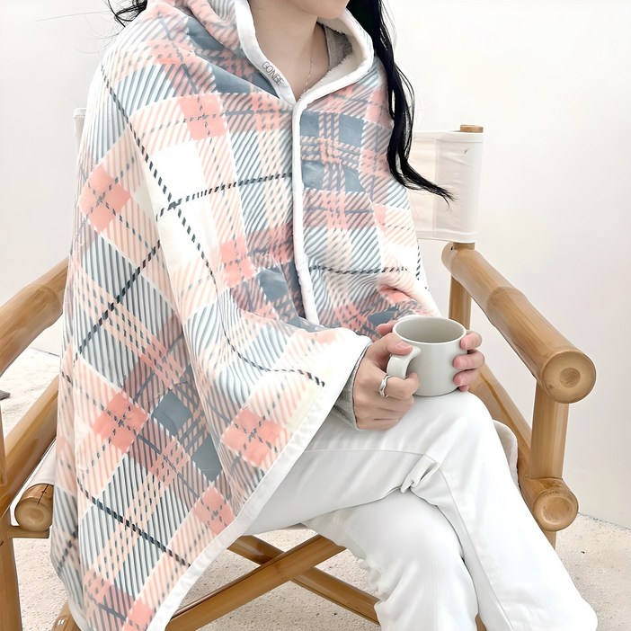 고앤비 똑딱이 망토 앤 무릎 담요