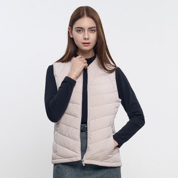 스타일랑 여성 경량 패딩 조끼코튼캔디 빅사이즈 프리미엄 웰론 조끼 이너아우터 추천