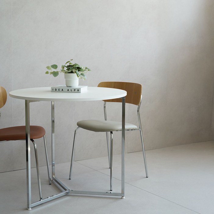 모가 국내제작 원형테이블 800 소파 거실 주방 테이블 20여가지 색상, 올리브