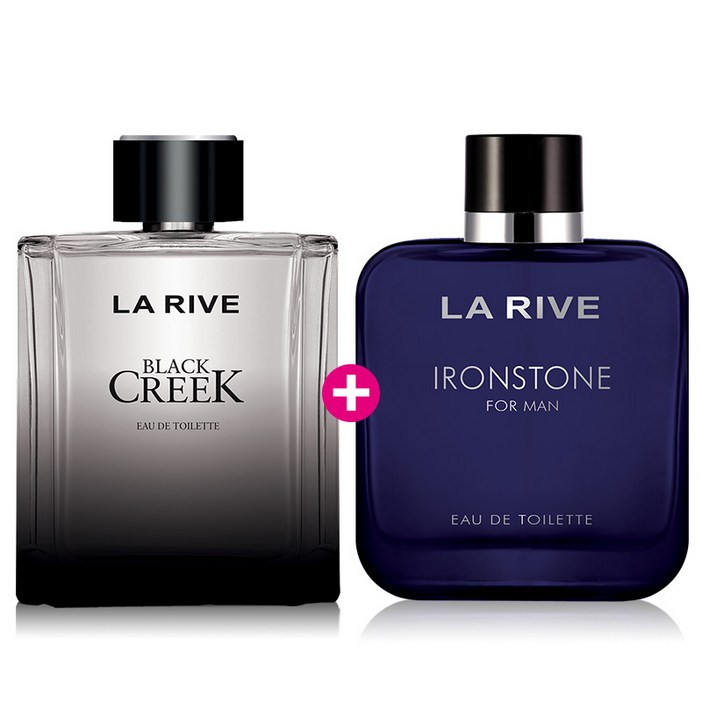 라리브 블랙 남성향수 2종 (블랙크리크+아이언스톤) 100ml 2종, 100ml