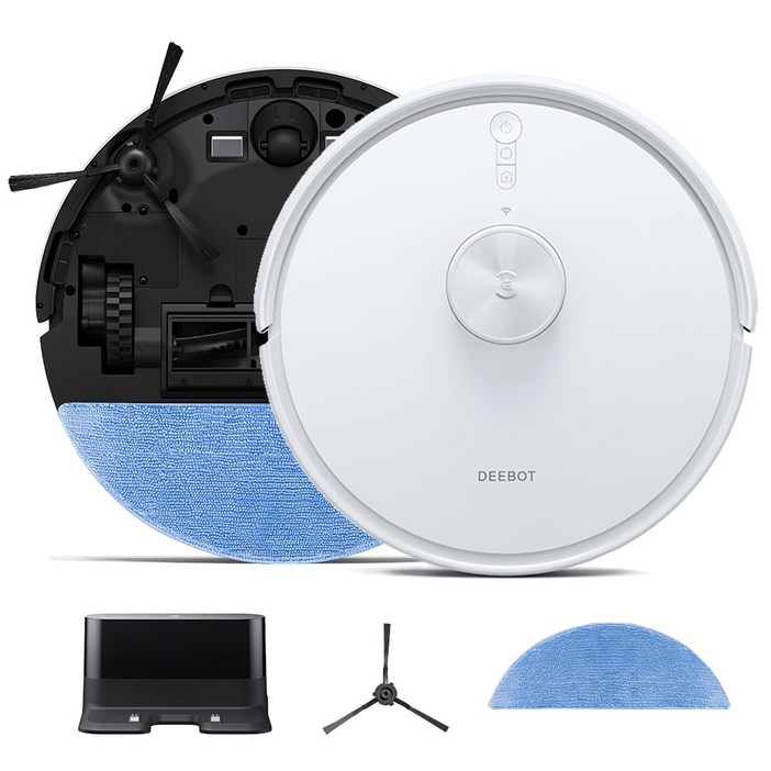 에코백스 디봇 Y1 프로 물걸레 로봇청소기 1년 보증 AS/APP 한국어 지원/한국식 플러그