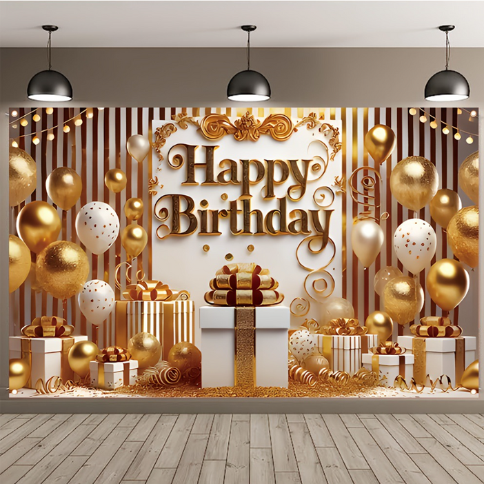 아라홍스 플라워 3D입체 생일파티 현수막 가랜드