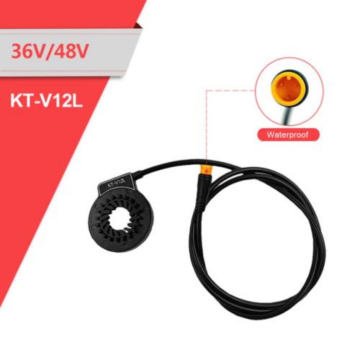 전기 자전거 PAS 센서 KTV12L 6 자석 페달 보조  홀 12 신호 전자 ebike 부품
