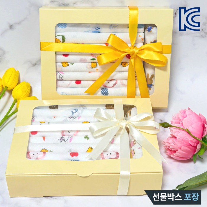 KC인증 에이린즈 국내산 순면100 가제손수건 선물세트 포장 임신출산선물 백일 돌 명절선물 KC인증 에이린즈 국내산 순면100 가제손수건 선물세트 포장 임신출산선물 백일 돌 명절선물